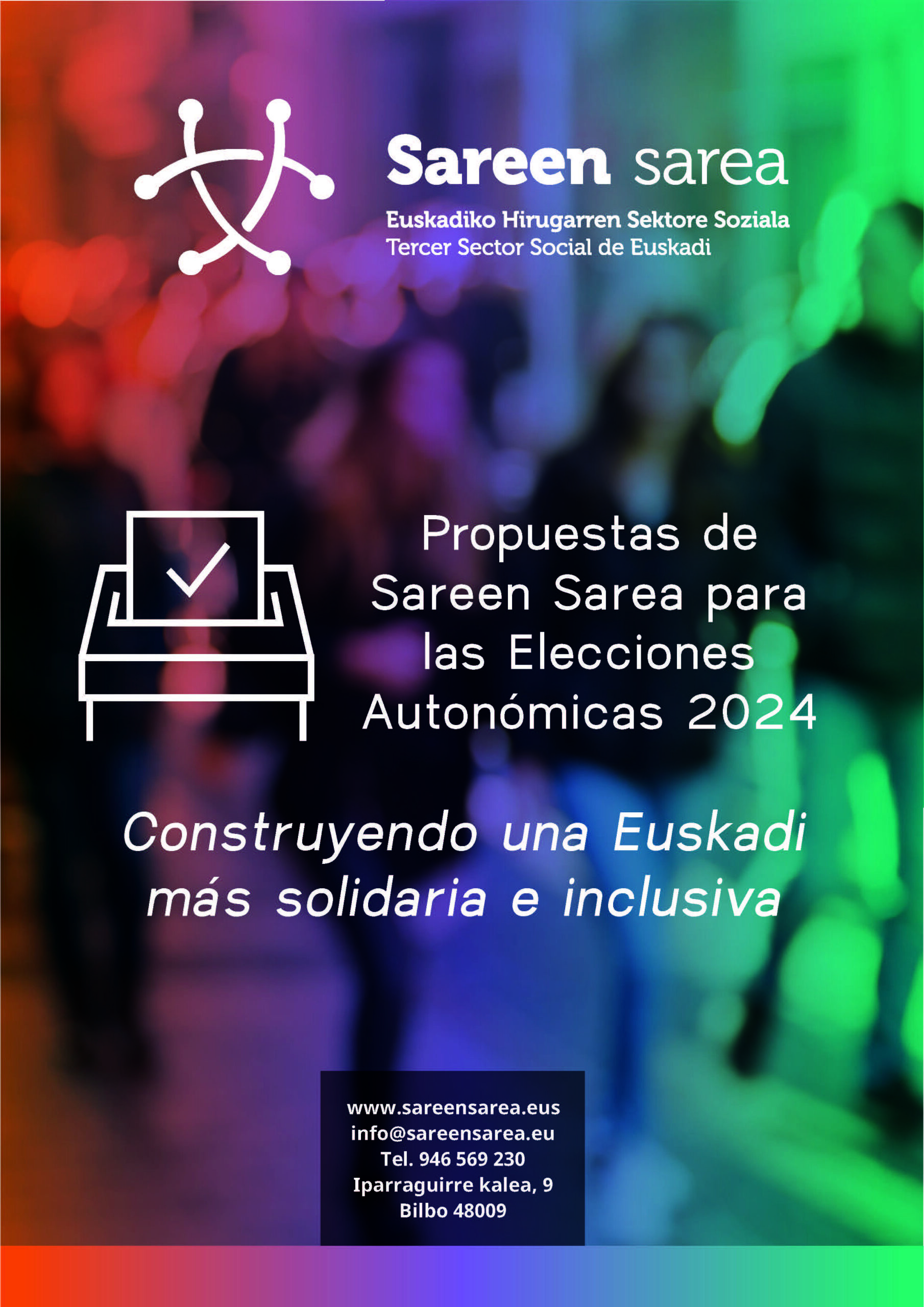 Propuestas de Sareen Sarea para las Elecciones de Euskadi 2024