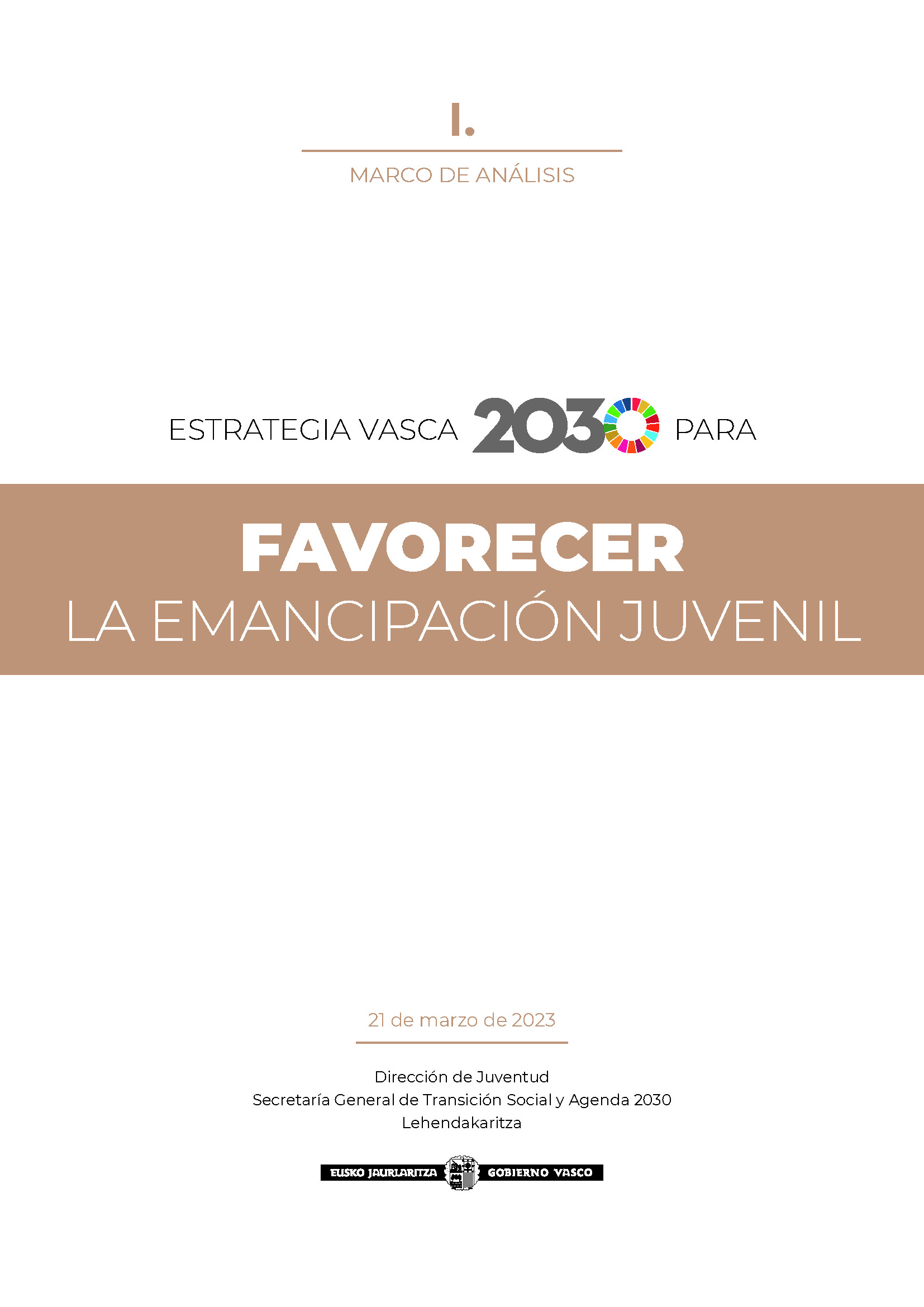 Estrategia Vasca 2030 de Emancipación Juvenil