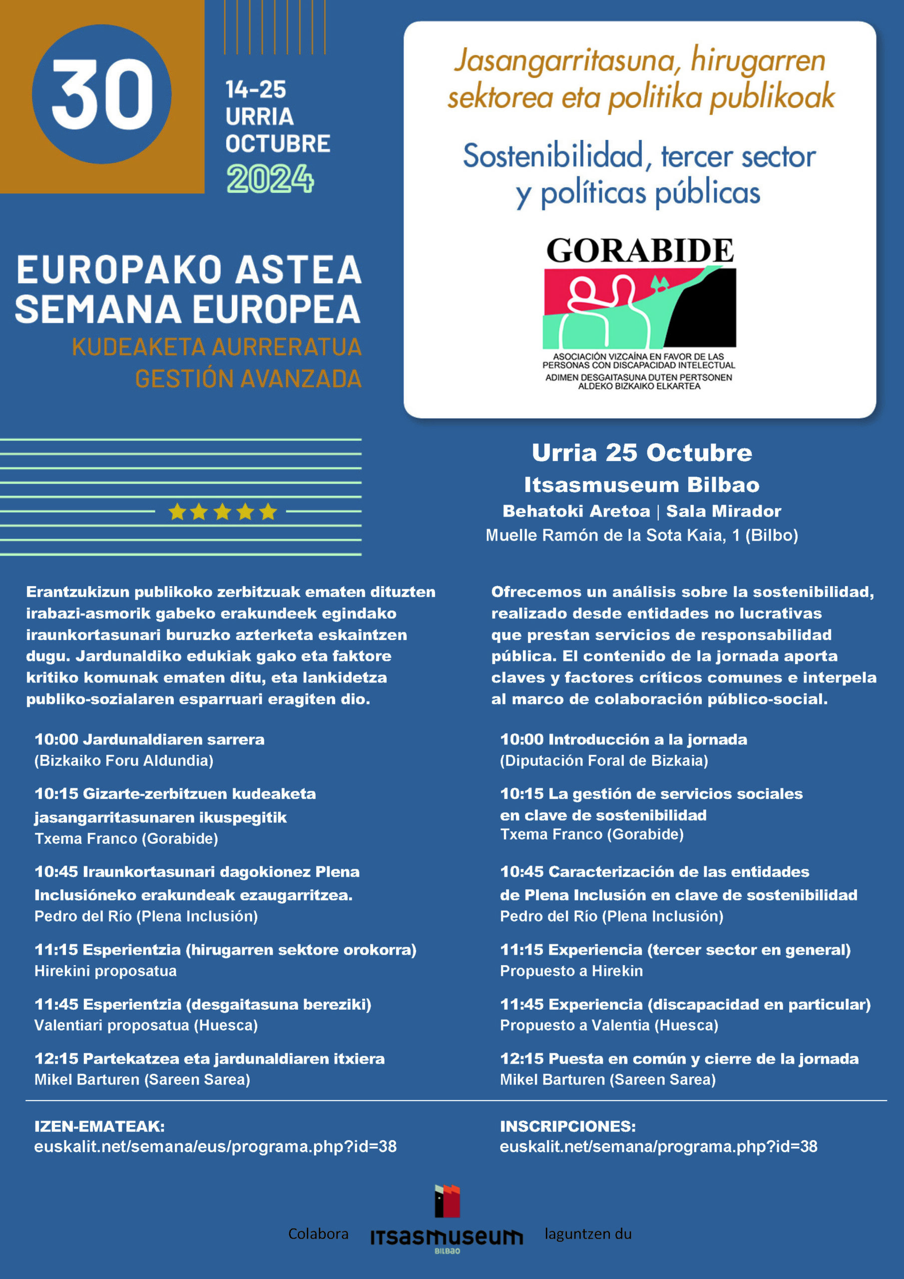 cartel jornada gorabide 